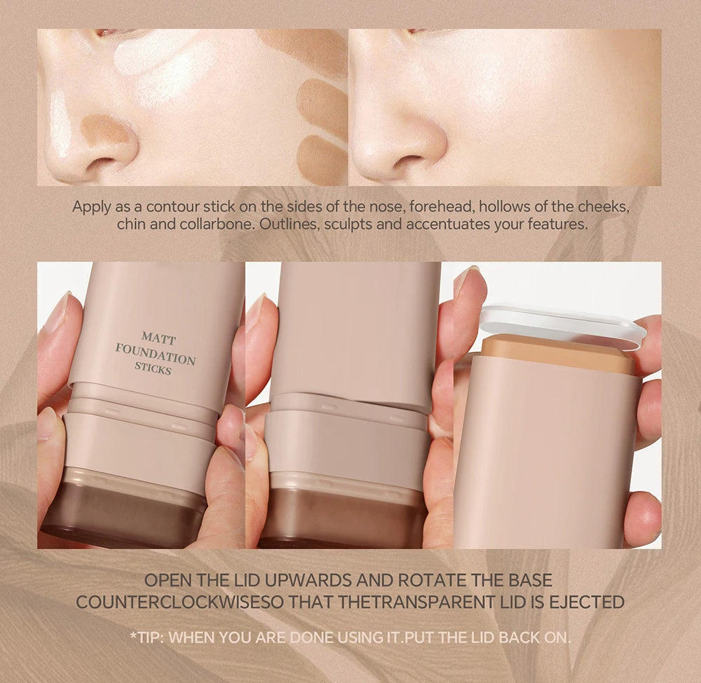 Lunara Radiance Blur & Care Collagen Stick Foundation SPF